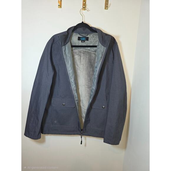Cody James Core Jacket Mens Medium Gray Water Repellent Outdoor Full Zip Bonded - Picture 1 of 10